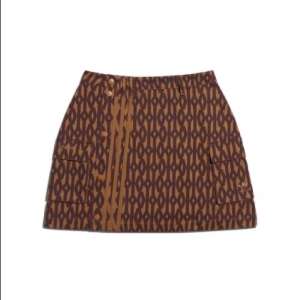 NWT Ivy park brown monogram mini skirt